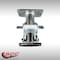Service Caster 5" Stainless Steel Double Pedal Floor Truck Lck w/Top Plate SCC-SSFL500DP - alternate 5